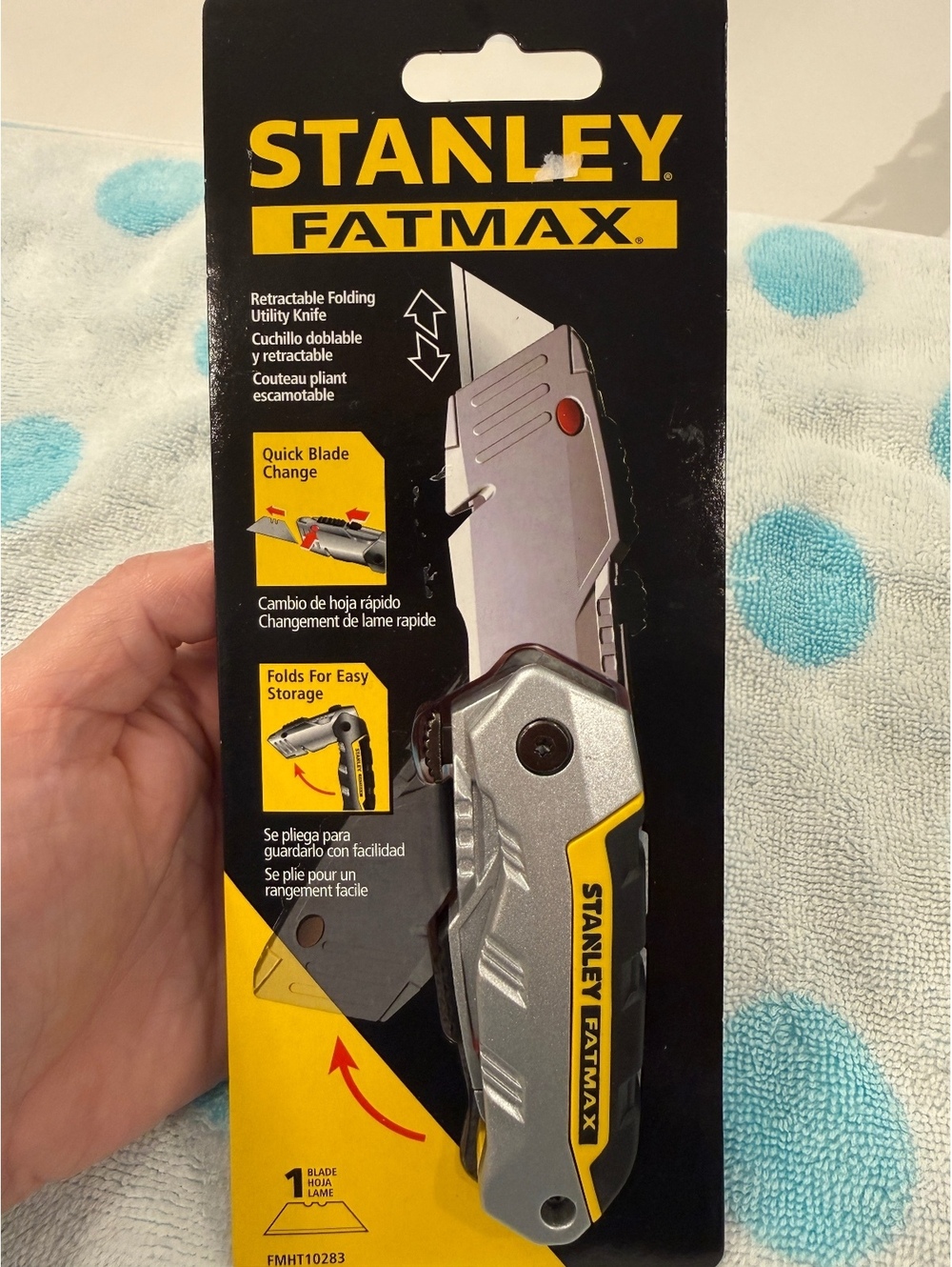 Stanley FatMax Retractable Folding Utility Knife with Quick Blade Change